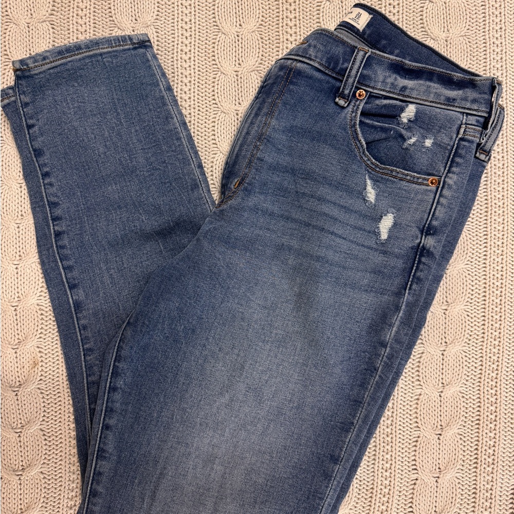 Abercrombie Super Skinny Ankle High Rise